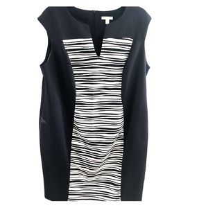 Dressbarn striped front sheath dress!
